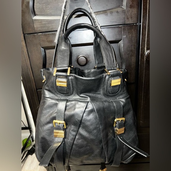 Joelle Hawkins Big black handbag - Picture 3 of 9